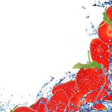 Strawberry background clipart
