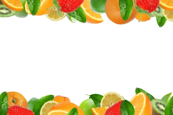 stock image Fresh fruit background