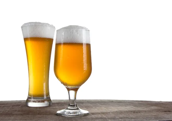 Bicchieri di birra — Foto Stock