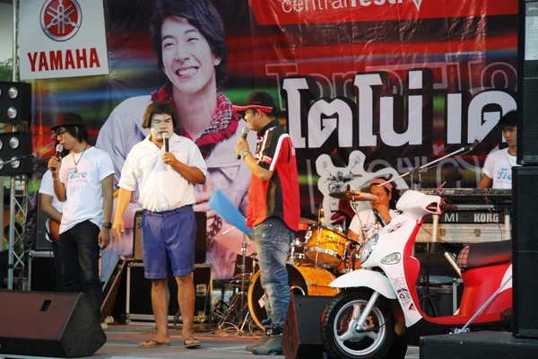 Продвижение Yamaha в Таиланде — стоковое фото