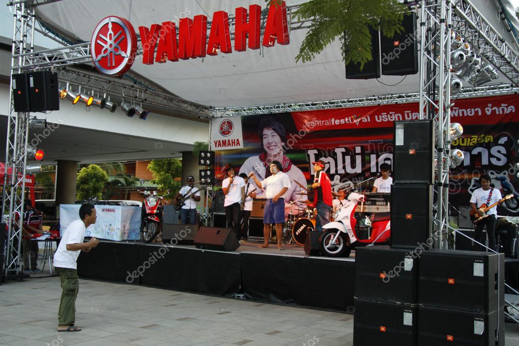 Yamaha promotion concert in Pattaya, Thailand - 07.08.2011