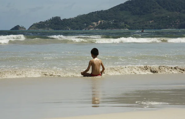 stock image Child at the beach