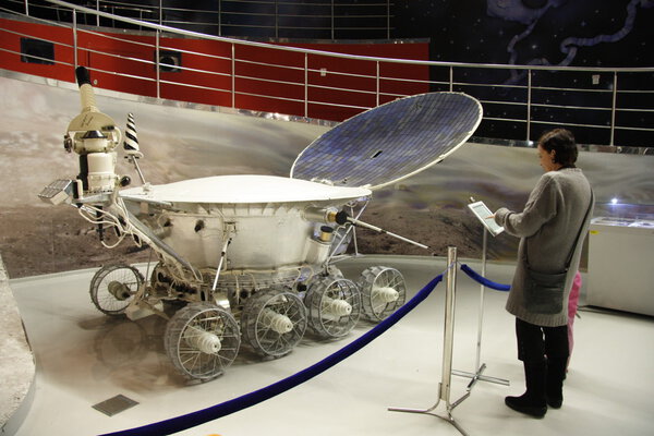 in the Astronautics museum