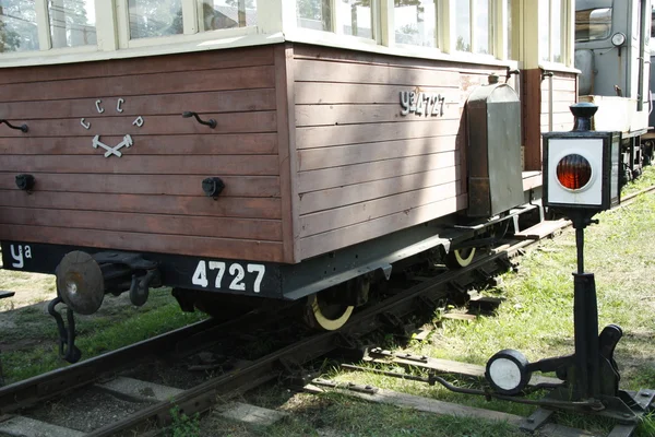 Vintage sovjetiska tåg — Stockfoto