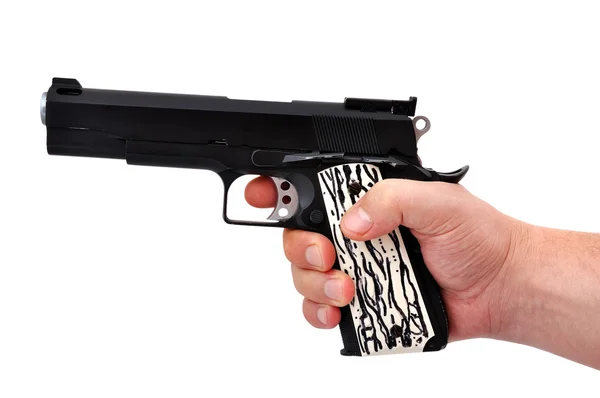 Pistola en la mano —  Fotos de Stock