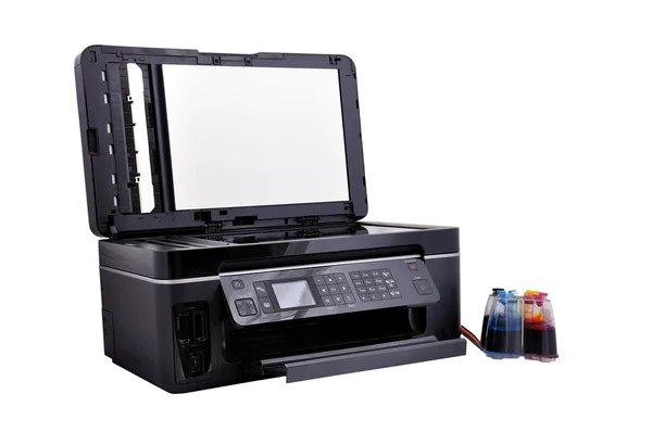 Escáner de fotocopiadora abierto —  Fotos de Stock