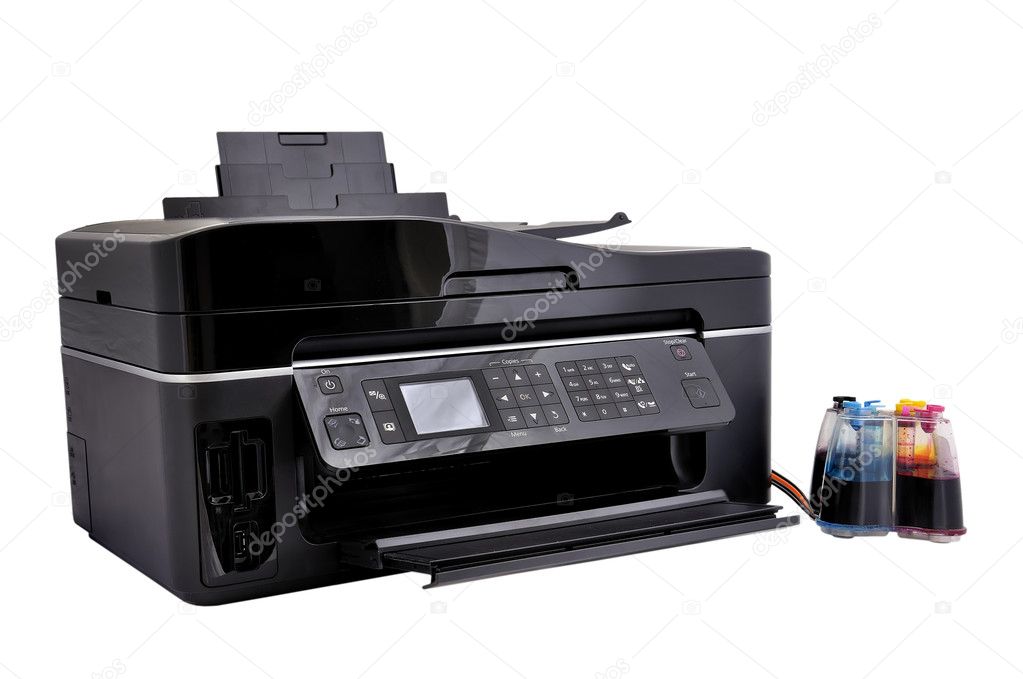 Copier and continuous ink supply system Stock Photo by ©vetkit 11896911