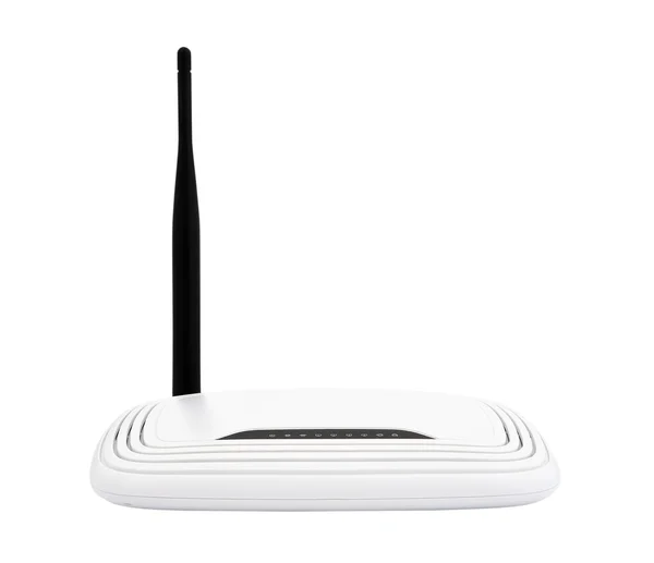 Witte router — Stockfoto