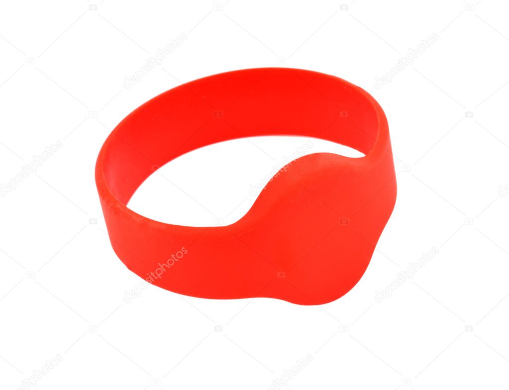 Red RFID bracelet