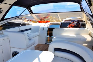 Luxury yacht clipart