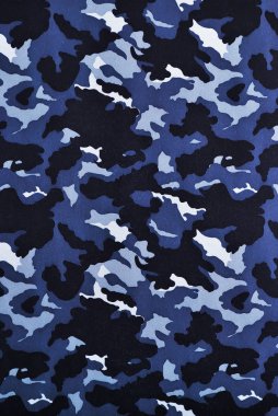 Blue camouflage clipart