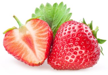 Appetizing strawberry. clipart