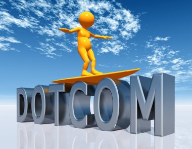 Dotcom Top Level Domain clipart