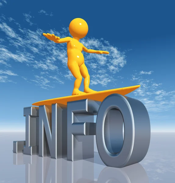 Informationen Top Level Domain — Stockfoto