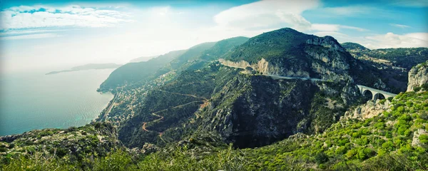 stock image Panorama of the Mediterranean Sea