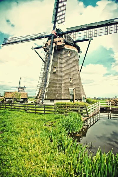 Old dutch windmill — Stock Photo, Image