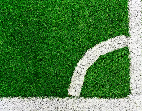 Corner of a soccer field — Stock Photo, Image