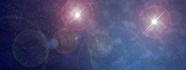 Яскрава зірка на нічному небі — стокове фото