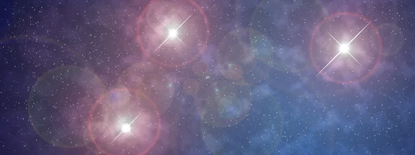Яркая звезда на ночном небе — стоковое фото