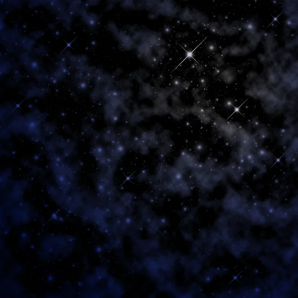 Csillagos ég éjszaka — Stock Fotó