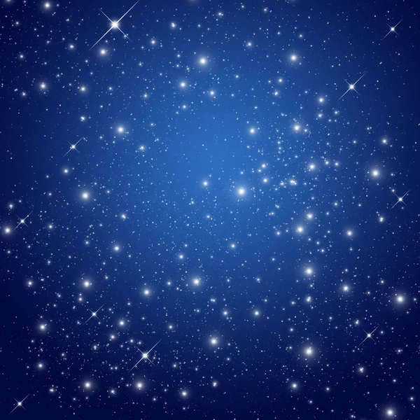 Sterne am Himmel in der Nacht — Stockfoto