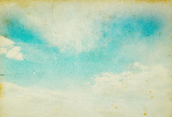 Grunge modrá obloha — Stock fotografie