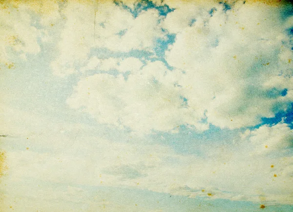 Grunge céu azul — Fotografia de Stock