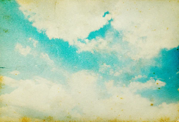 Grunge blauwe hemel — Stockfoto