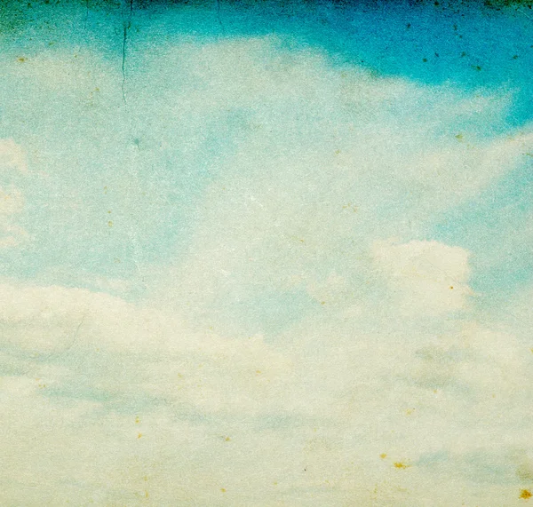 그런 지 푸른 하늘 — 스톡 사진