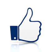 Facebook like thumbs up — Stock Photo © Hackman #13594619