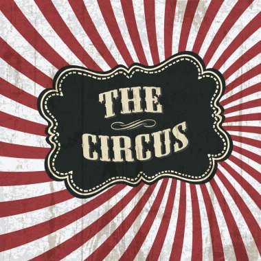 Classical circus background, vector, eps10