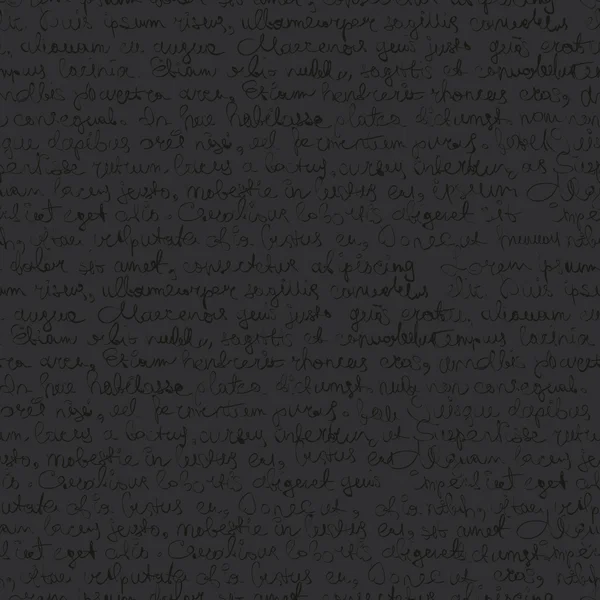 Μοτίβο άνευ ραφής αφηρημένο κείμενο σε σκούρο γκρι φόντο. διάνυσμα, — Διανυσματικό Αρχείο