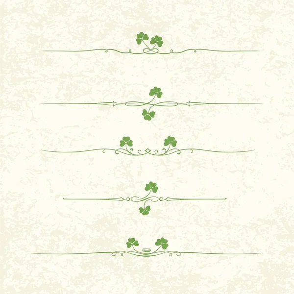 Éléments de conception pour St. Patrick — Image vectorielle