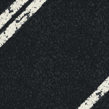 Fragment of asphalt road. Vector, EPS10 clipart