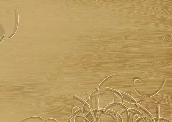 Texture bois de pin avec copeaux. Illustration vectorielle, EPS 10 — Image vectorielle