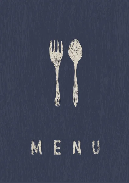 Stylish Restaurant Menu. A4 format, vector. — Stock Vector
