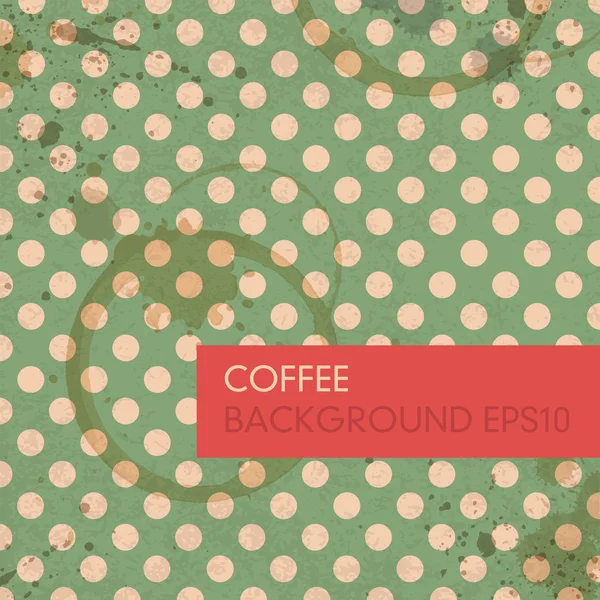 Аннотация Coffee Rings Background. "Вектор", S10 — стоковый вектор