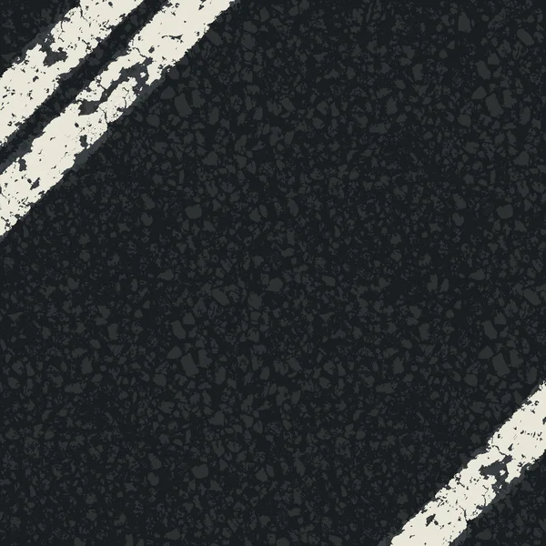 Fragment de route asphaltée. Vecteur, EPS10 — Image vectorielle