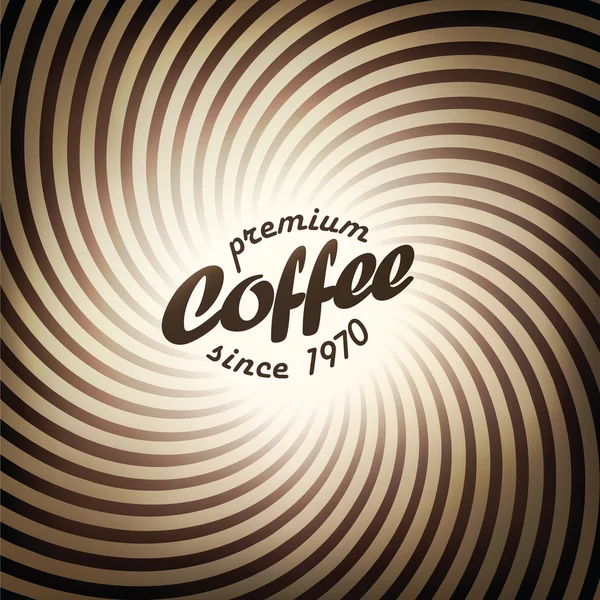 Abstrakte Kaffee-Hintergrund-Design-Vorlage. Vektor, EPS10 — Stockvektor