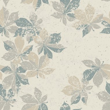 Autumn nature themed seamless pattern, vector, EPS10 clipart