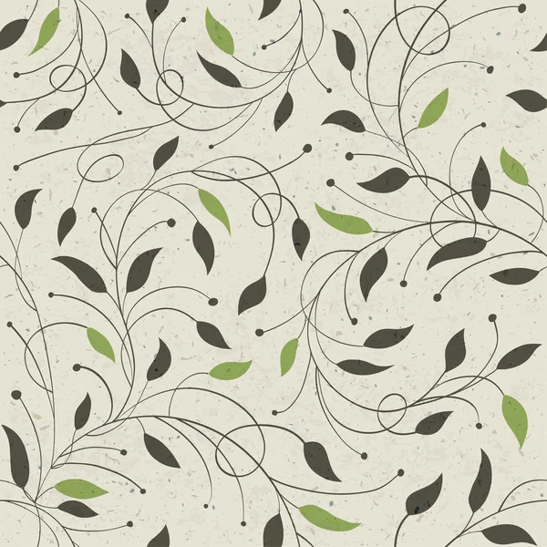 Άνευ ραφής οικολογία μοτίβο με φύλλα. φορέα, eps10 — Διανυσματικό Αρχείο