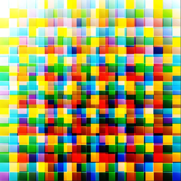 Абстрактний барвистий фон з квадратних частин з простором для te — стоковий вектор
