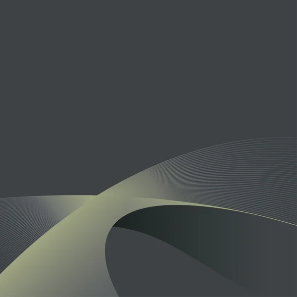 Abstrakta linjer på grå bakgrund. Vektorillustration, EPS10. — Stock vektor
