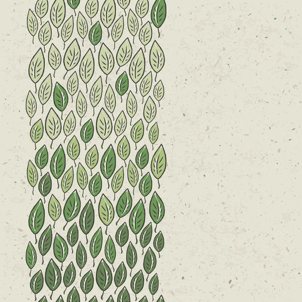 Yeşil yapraklar arka plan. Vektör, EPS10 — Stok Vektör