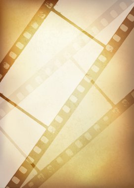 Vintage film strip background, vector illustration, EPS10 clipart