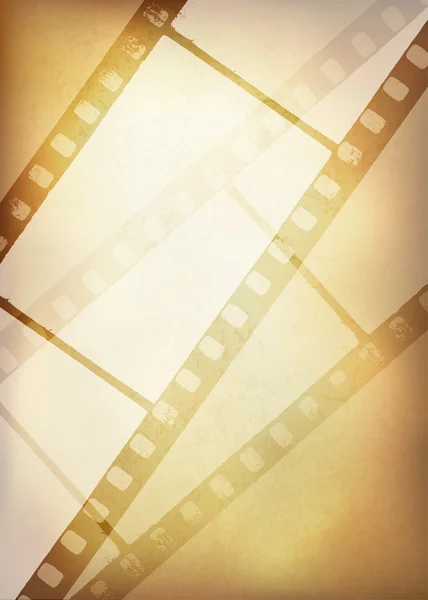 ヴィンテージフィルムストリップの背景,ベクトル図, EPS10 — ストックベクタ