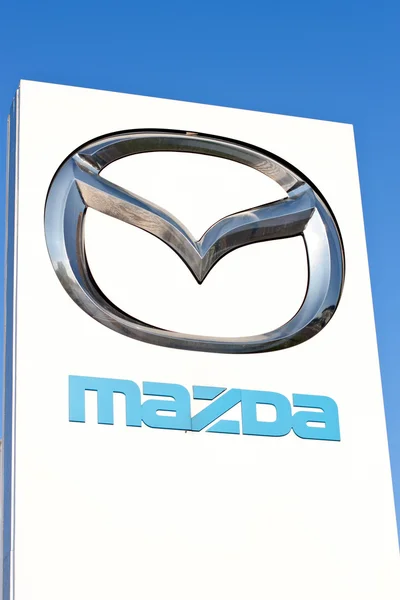Jel a Mazda — Stock Fotó