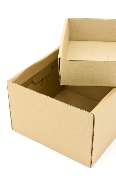 Pudełko z tektury — Zdjęcie stockowe