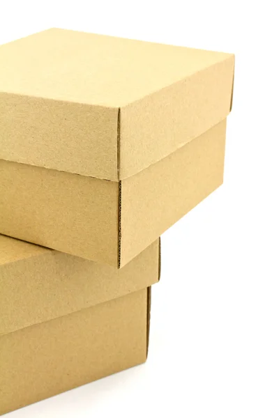 Två låda från kartong — Stockfoto