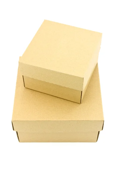 Zwei Schachteln aus Pappe — Stockfoto